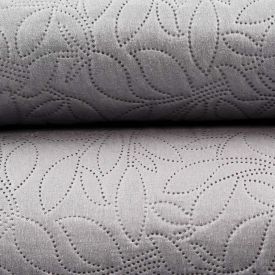 Kit Colcha Casal Lisa Versalhes/Napoli Havan Casa 3 Peças - Cinza Amianto