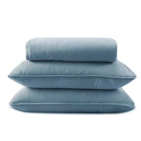 Kit Colcha Casal Elegance Havan Casa 3 pçs - Azul