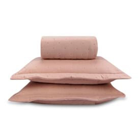 Kit Colcha Casal Requinte 3 Peças Havan Casa - Rosa Tule