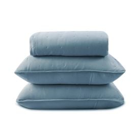 Kit Colcha King Elegance Havan Casa 3 pçs - Azul