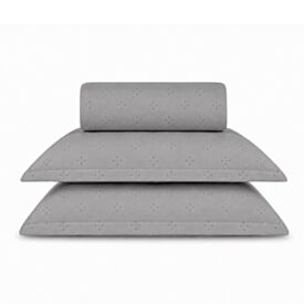 Kit Colcha King Elegance Havan Casa 3 pçs - Cinza