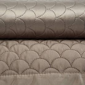 Kit Colcha Queen 100% Poliéster Havan Casa 3 pçs - Taupe