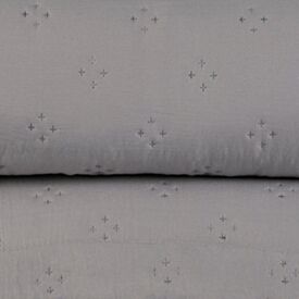 Kit Colcha Queen Elegance 3 pçs Havan Casa - Cinza