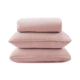 Kit Colcha Queen Elegance Havan Casa 3 pçs - Rosa