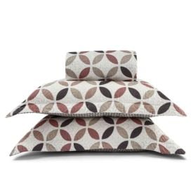 Kit Colcha Queen Versalhes/Napoli Havan Casa 3 Peças - Devon Cinza Geo