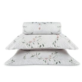 Kit Colcha Solteiro Elegance 3 Peças 1,60X2,20M Havan Casa - Floral Francis