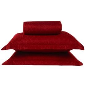 Kit Colcha Solteiro Versalhes/Napoli Lisa Havan Casa 2 pçs - Bloodstone