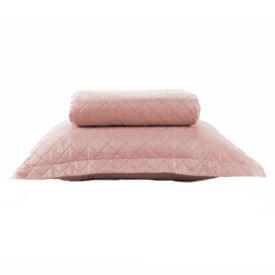 Kit Colcha Solteiro Versalhes/Napoli Lisa Havan Casa 2 pçs - Rose