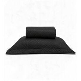 Kit Colcha Solteiro Versalhes/Napoli Lisa Havan Casa 2 pçs - Preto