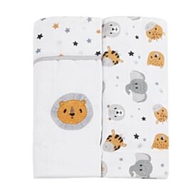 Kit Cueiro com 2 Peças 80X80cm Havan Baby - Safari