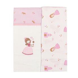 Kit Cueiro com 2 Peças 80X80cm Havan Baby - Princesa