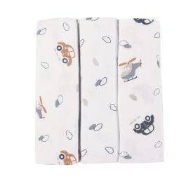 Kit Cueiro com 3 Peças 80X80 cm Havan Baby - Carros