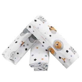 Kit Cueiro com 3 Peças 80X80cm Havan Baby - Safari
