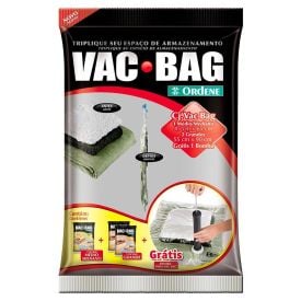 Kit Sacos a Vácuo e Bomba para Vac Bag Ordene 4 Peças - DIVERSOS