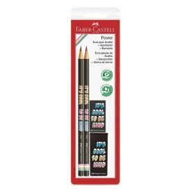 Kit Escolar Poster 4 Peças Faber Castell - Preto