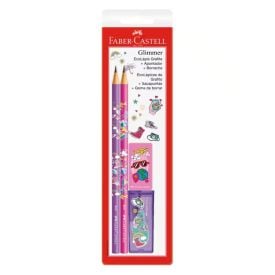 Kit Escolar Glimmer Viagem Faber-Castell 4 Peças - 436171