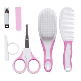 Kit Higiene e Cuidados para Bebê Buba - Rosa