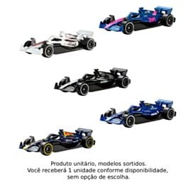 Kit Hot Wheels com 5 Carros Fórmula 1 Mattel - Sortido