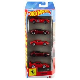 Kit Hot Wheels com 5 Carros Rosso Mattel