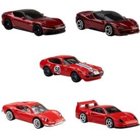Kit Hot Wheels com 5 Carros Rosso Mattel