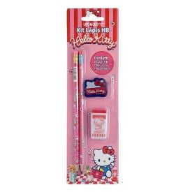 Kit Escolar Hello Kitty Leo&Leo - 4 Unidades