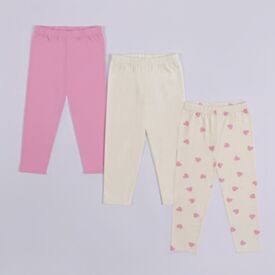 Kit Legging Infantil Menina 1 a 3 Anos Yoyo Kids
