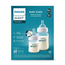 Kit Mamadeiras Anticólica Philips Avent - 2 Peças