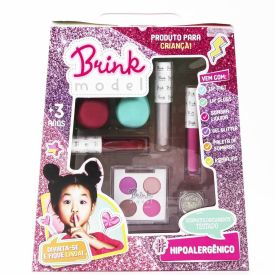 Kit Maquiagem Divertida Infantil Brink Model - 2089