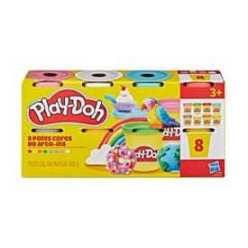 Kit Massinha Play-Doh 8 Potes Hasbro - Sortido