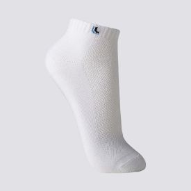 Kit com 3 Pares Meia Soquete Lupo - Branco/Cinza/Preto