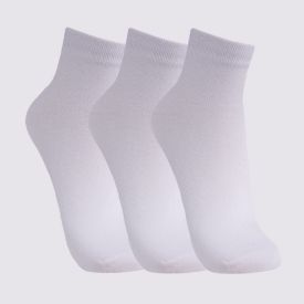 Kit Meia Feminina com 3 Pares Cano Médio Holla