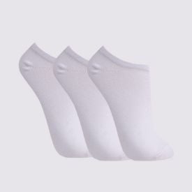 Kit Meia Masculina com 3 Pares Cano Invisível Risk