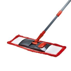Mop Flat Microfibra Powermaid - Vermelho e Cinza