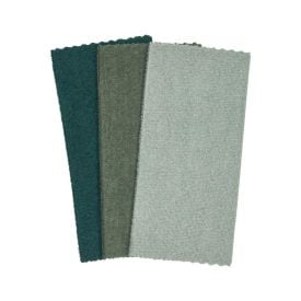 Kit Panos Multiuso Pratik 3 Peças Havan Casa - Tons De Verde