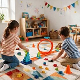 Kit Pista Acrobacias Surpresa Hot Wheels Mattel - Sortido