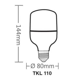 Lâmpada High LED 20W 6500K TKL 110 Taschibra - Bivolt