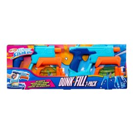 Lan&ccedil;a &Aacute;gua Nerf Super Soaker Dunk Fill Com 2 Lan&ccedil;adores Hasbro - G0995