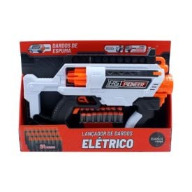 Lan&ccedil;ador De Dardos Autom&aacute;tico Com 24 Refis Havan Toys - ST78272