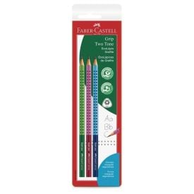 Lápis Grafite Two Tone Faber Castell - 3 Unidades