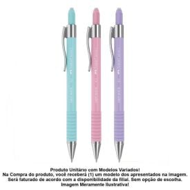 Lapiseira 0.7 Grip Matic Colors Faber-Castell - Sortido