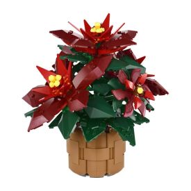 Lego Bot&acirc;nica Poinsettia - 608 pe&ccedil;as