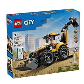 Lego City Retroescavadeira Amarela - 301 peças