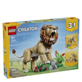 Lego Creator 3 em 1 Animais Selvagens Leão Majestoso - 839 peças