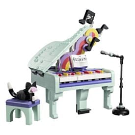Lego Creator 3 em 1 Decoração Musical de Piano com Gato - 485 peças