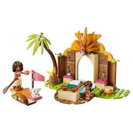 Lego Moana Casa e Barco da Vila Disney - 85 peças