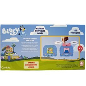 Leitor de Cartão Educativo Bluey Candide Bilingue