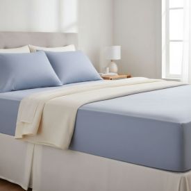 Lençol Avulso Casal com Elástico Havan Casa - Azul
