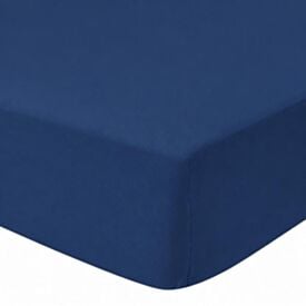 Lençol Avulso Casal Liso com Elástico Havan Casa - Marinho Blue