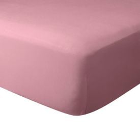 Lençol com Elástico Casal de Malha Paris - Rosa Cravo