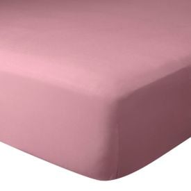 Lençol Avulso King Malha Liso Paris Solecasa 1 Pç - Rosa Cravo